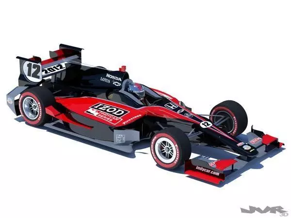 Indycar 2012 Road course concept 3D model_0