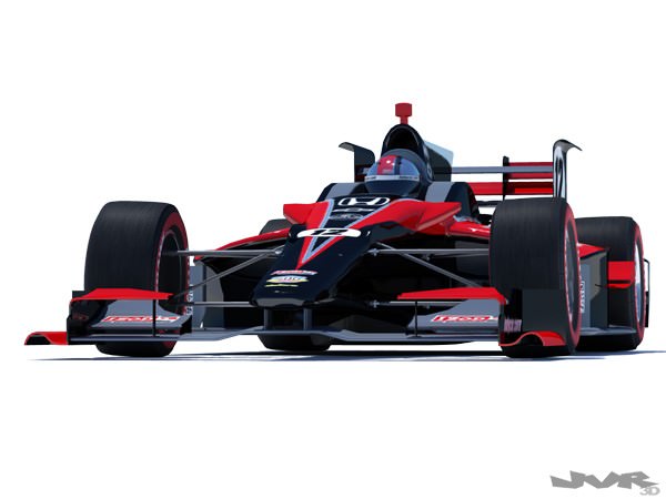 Indycar 2012 Road course concept 3D model_2