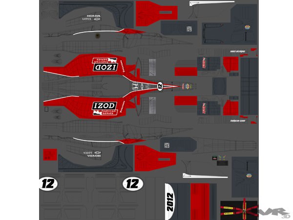 Indycar 2012 Road course concept 3D model_23