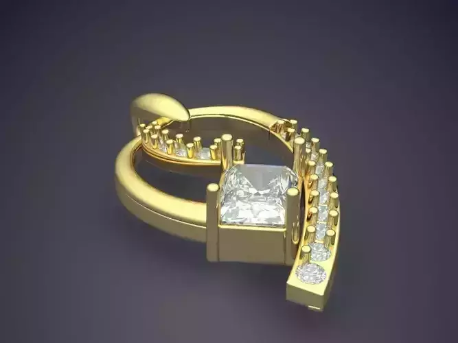 Pendant With Diamonds P-1788