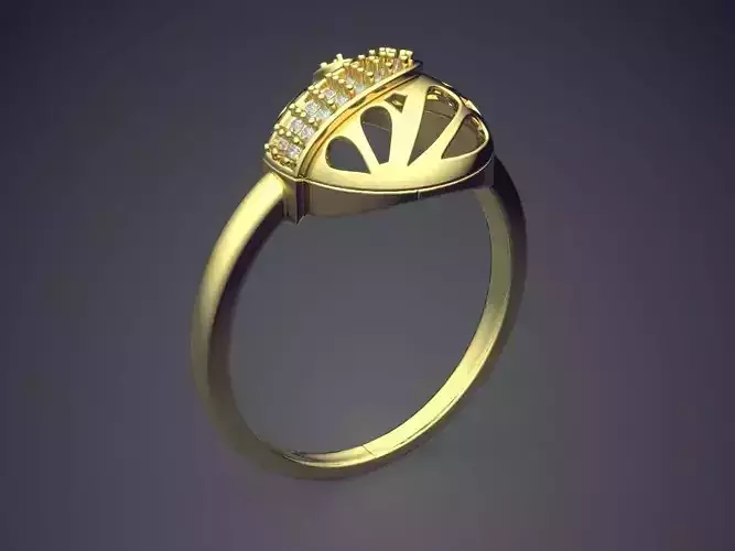 Unique Ring P-1762R 3D print model