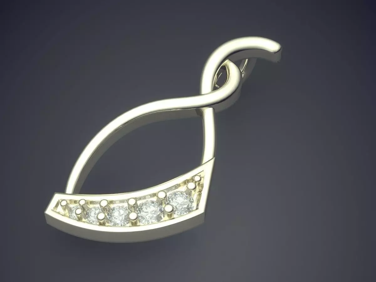 Pendant P-1730 3D print model_1