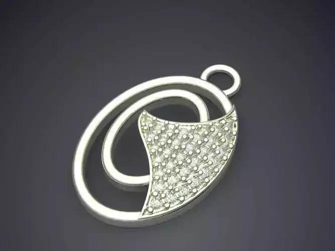 Pendant With Diamonds P-1714