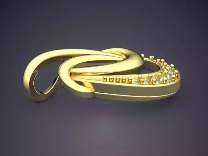 Pendant With Diamonds P-1711