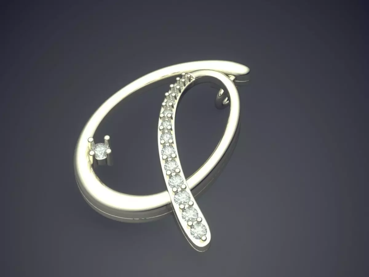 Pendant P-1694 3D print model_1