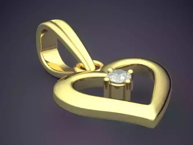 Heart Shape Pendant LIP008