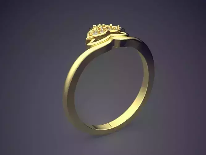 Engagement Ring JRR3011 3D print model