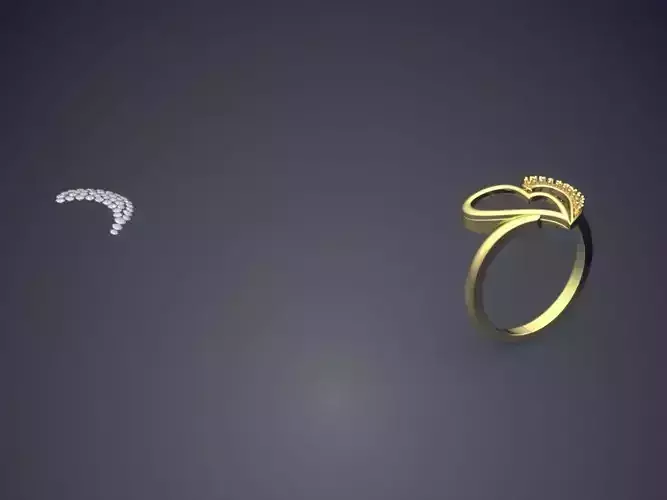 Heart-shaped Ring JRR3003