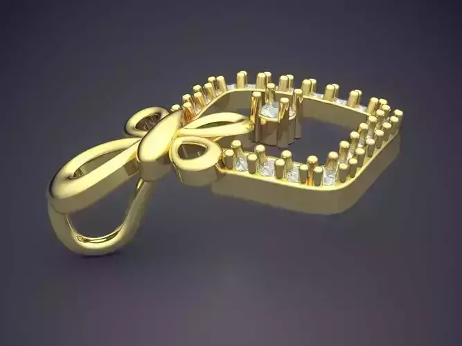 Pendant With Diamonds 