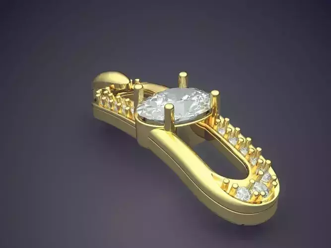 Unique Pendant JR3017 3D print model