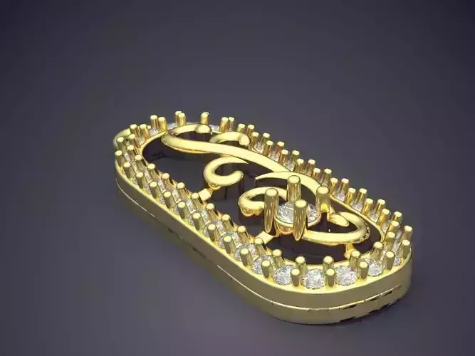 Pendant With Diamonds JR3012