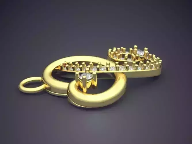 Pendant With Diamonds JR3009