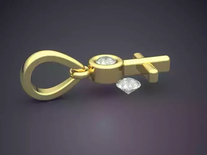 Pendant With Attachable Gem