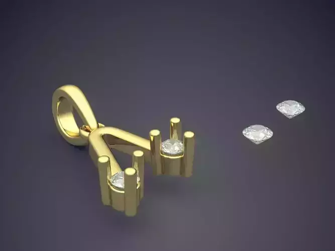 Pendant With Attachable Gems