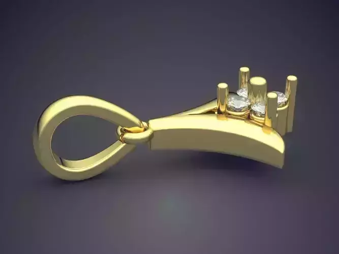 Pendant With Diamonds