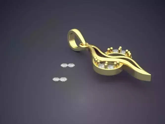 Pendant JPD-388 3D print model