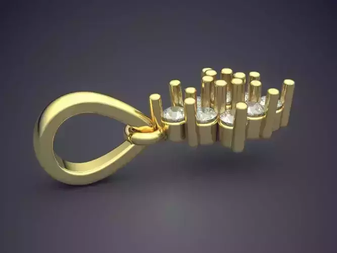 Pendant With Diamonds
