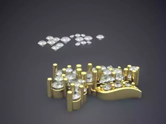 Pendant With Attachable Diamonds