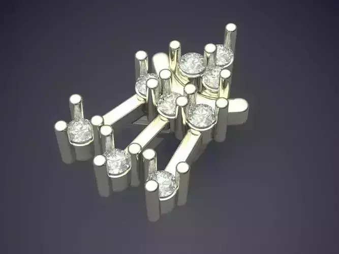 Pendant With Diamonds