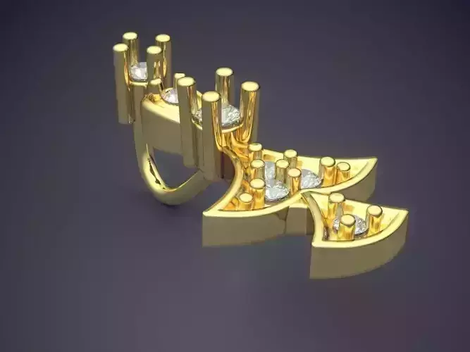 Pendant With Diamonds 3D print model
