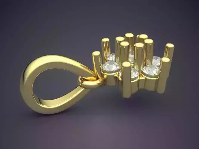 Pendant With Diamonds