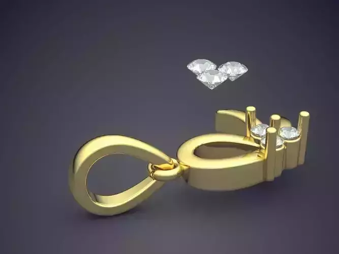 Pendant With Attachable Gems