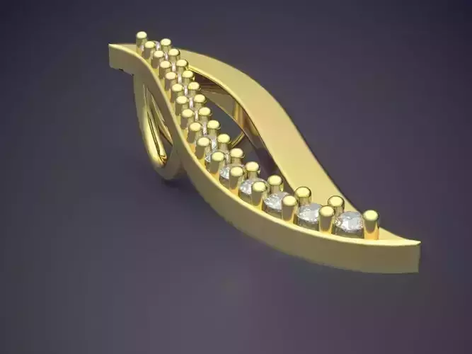 Pendant With Diamonds