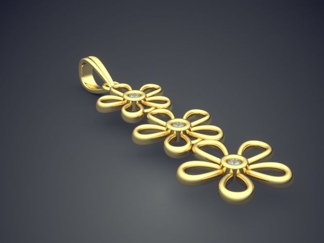 Heart Shape Pendant 3D print model