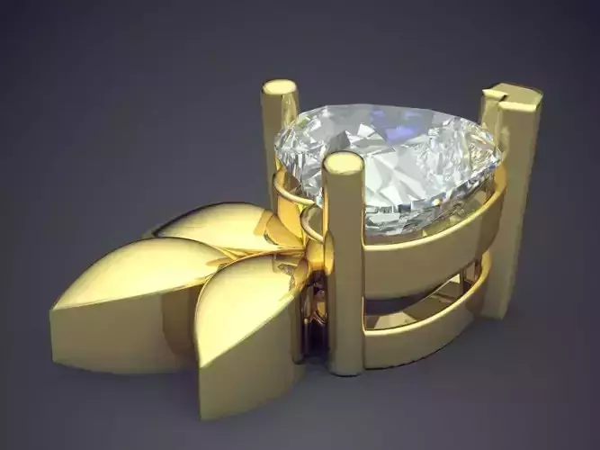 Pendant With Heart Shape Diamond