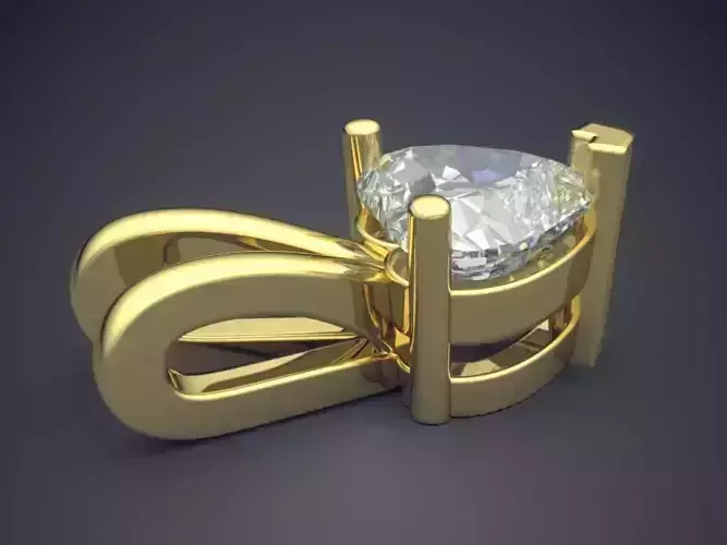 Pendant With Heart Shape Diamond