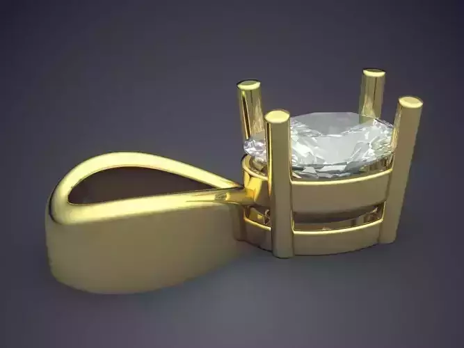 Pendant With Diamond