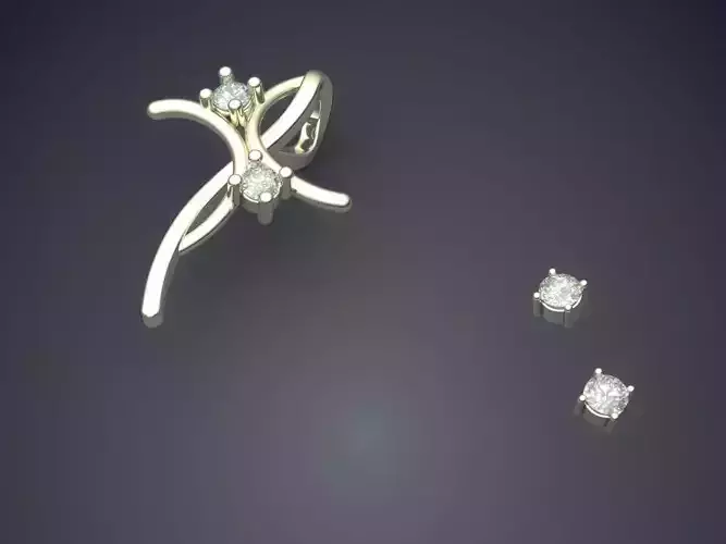 Pendant With Attachable Diamonds