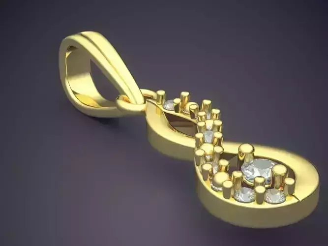 Pendant With Diamonds