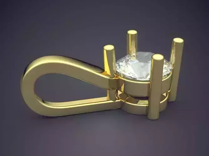 Pendant With Big Diamond