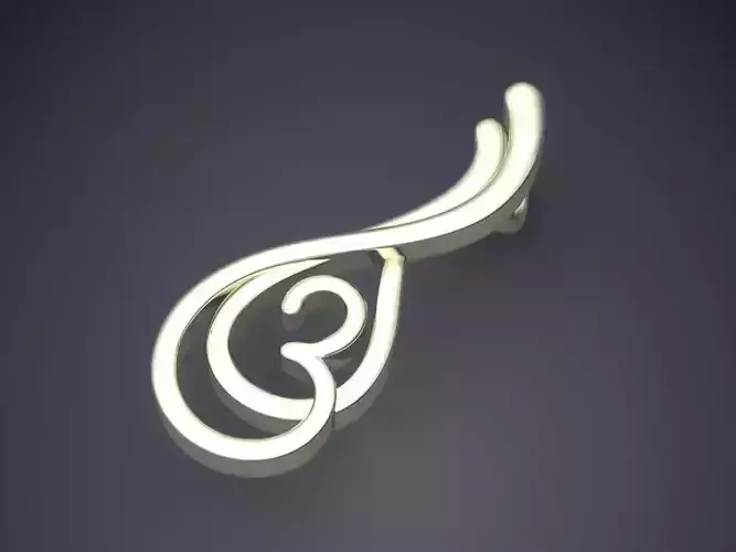 Pendant infinity ring