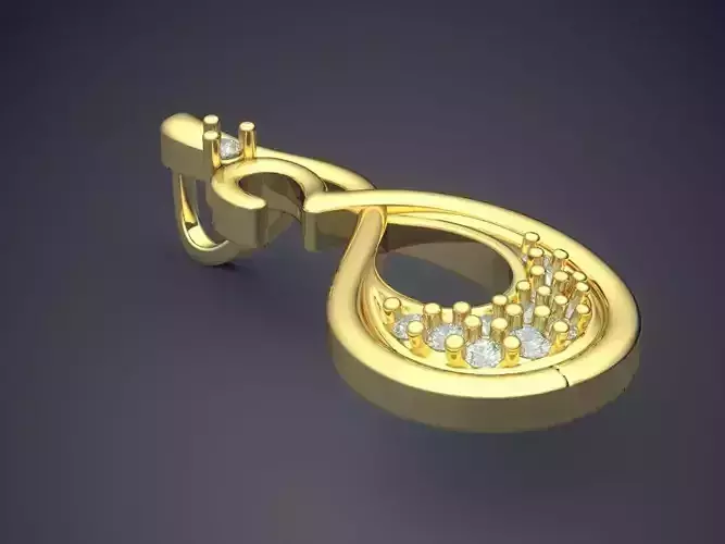 Pendant With Diamonds