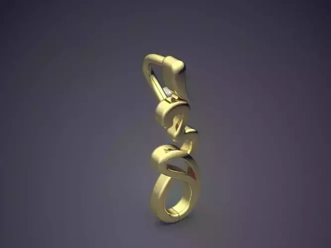 Pendant With Attachable Gem