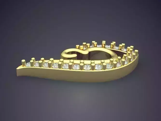 Pendant With Diamonds