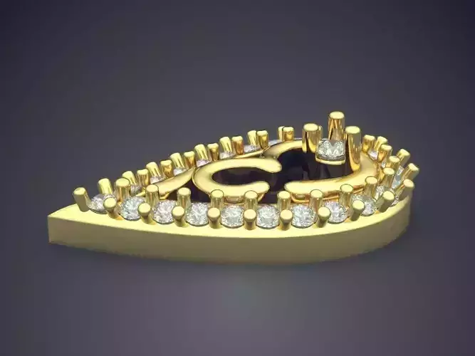 Pendant With Diamonds