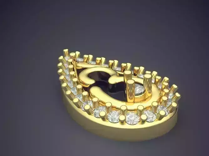 Pendant With Diamonds