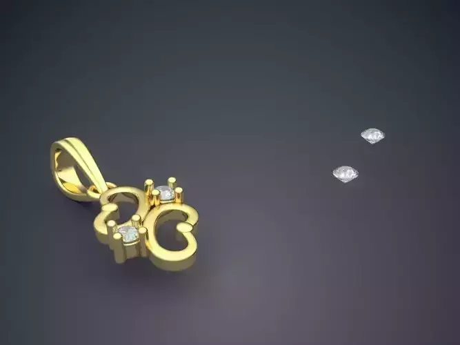 Pendant With Diamonds