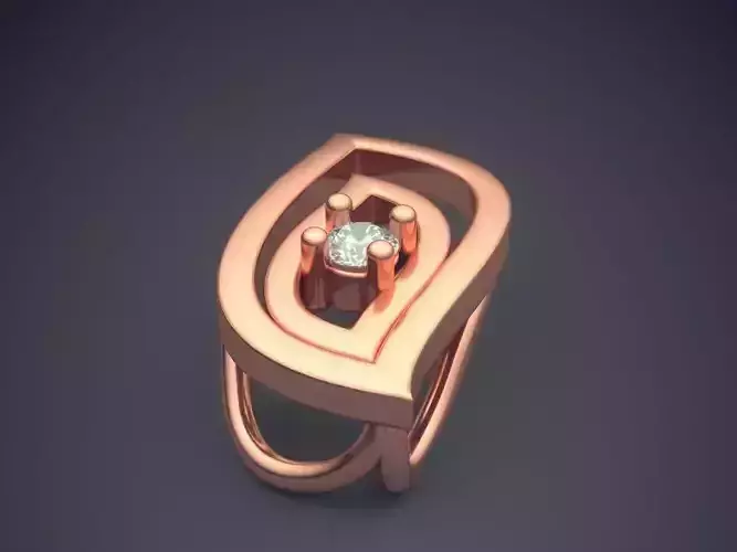 Leaf Shape Pendant With Diamond