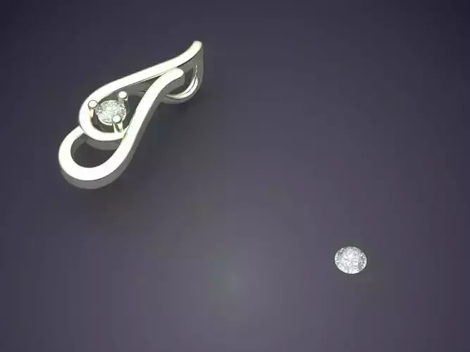 Pendant With Diamonds