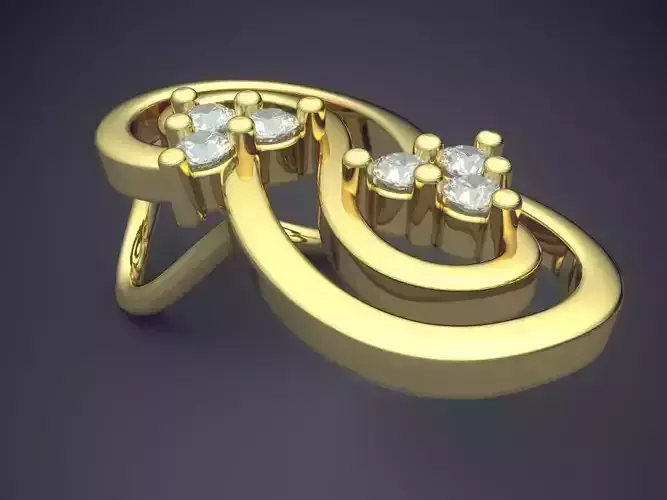 Pendant With Diamonds  3D print model