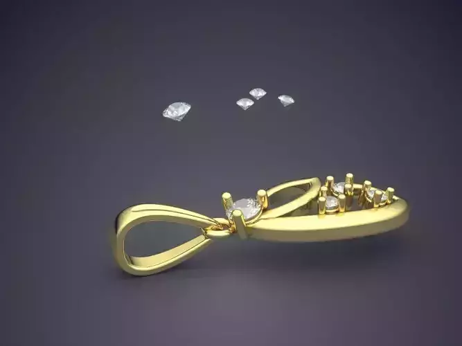 Pendant With Attachable Gems