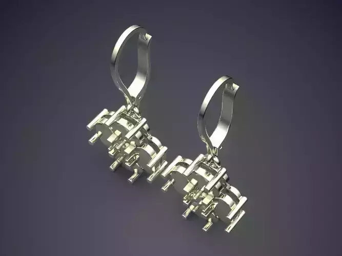 Earrings pair of in silver