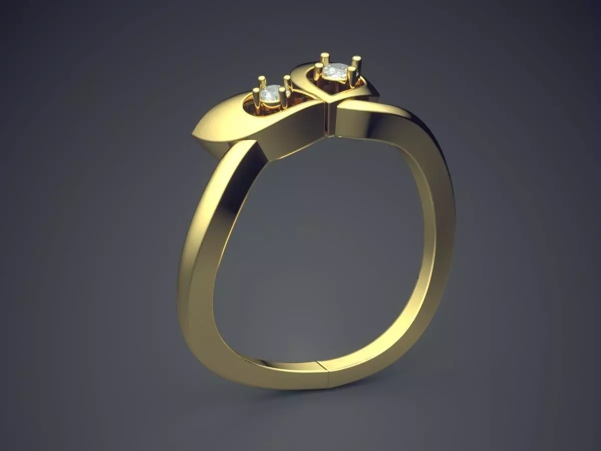 Curved Ring FR-17 3D print model_0