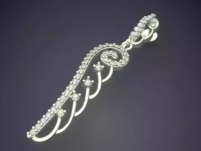 Pendant With Diamonds E-6