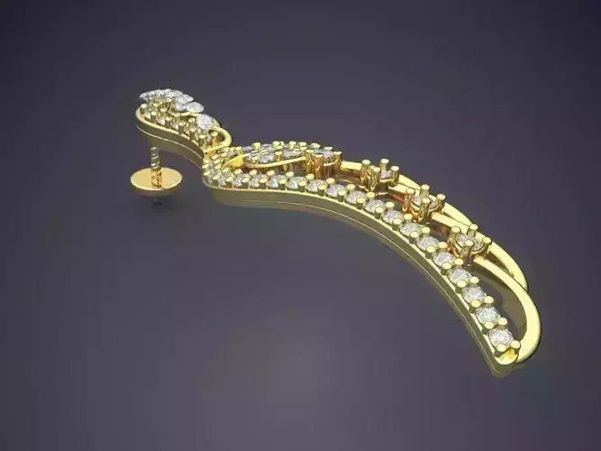 Pendant With Diamonds E-6 3D print model