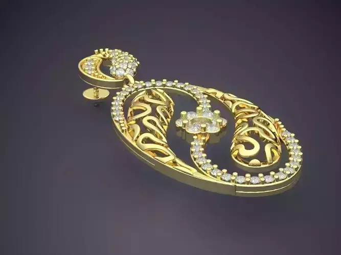 Pendant With Diamonds E-35